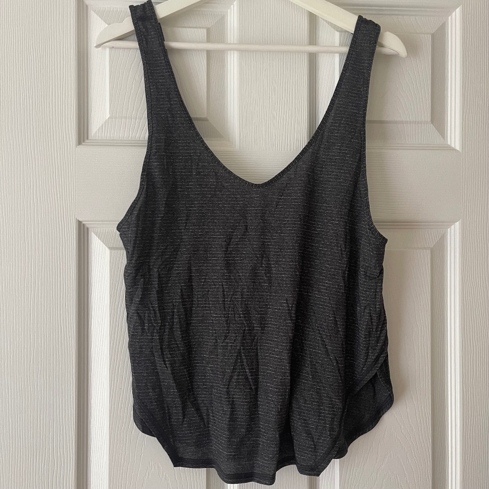 Lululemon Low Back Grey Tank
